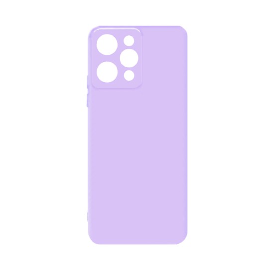 Capa de Silicone com Moldura de Câmera para Xiaomi Redmi 12 Roxo